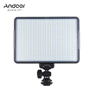 Andoer W500 Professional Dimmable LED Video Light Fill Light (Black)