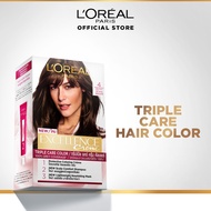 L’Oreal Paris Excellence Creme Triple Care Hair Color - Brown #4, Water Permeable