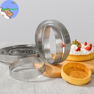 Homestore 5/6/7/8/9/10 CM Perforated Tart Rings With Hole Stainless Steel Tart Bottom Tower Fruit Pi
