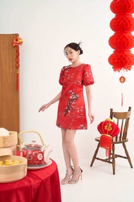 ROSSARIN - ชุดแดง ตรุษจีน Carolina Tingting Dress
