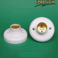 IPRASI6H 1/5PCS E27 Lamp Base Lamp Accessory White Bulb Parts Bulb Holder