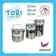 TORI HOME x HORSE 12cm 14cm 16cm Food Carrier Stainless Steel | Tiffin Buatan Malaysia | Mangkuk Tin