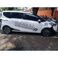 Toyota sienta car sticker, fast and furry motif body sticker