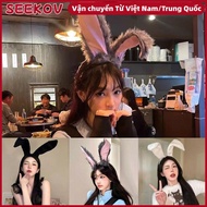 SEEKOV Girls Hairband, Sang Trọng Cosplay Bunny Girl Rabbit Ears Headbands, Sweet Photo Prop Dễ Thươ