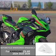 For KAWASAKI ZX-6R ZX6R ZX 6R 2024 2025 2026 Motorcycle Windscreen Windshield Front Windshield Winds