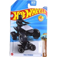 Hot Wheels Tesla Cyberquad, HW Dirt 4/10 [Hitam/Perak] 82/250