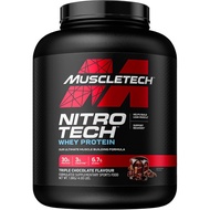 Muscletech Whey Protein Powder (Milk Chocolate, 4 Pound) - Nitro-Tech Muscle Building Formula with W