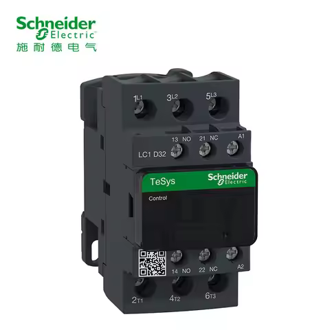 New black Schneider version Three-pole industry AC contactor LC1D09 LC1D12 LC1D25 LC1D32 LC1D38 B7C 