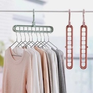 GANTUNGAN | 9 in 1 Clothes Hanger - Magic Hanger Instant Wardrobe Clothes Hanger - KM