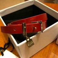 Hugo Boss Plain BOSS Bespoke bracelet hand leather Red women ladies 女裝 紅色 手帶 飾物 手鏈 手繩 皮革