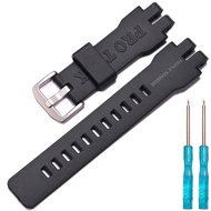 Resin Watch Band Suitable For Casio PROTREK PRG300 PRW3000/3100/6000/6100Y Mens Replacement Black Bracelet Rubber Wrist Strap