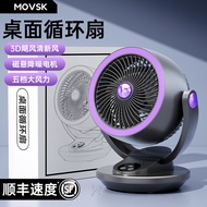 Desktop Air Circulation Fan Electric Fan Small Household Light Sound High Wind Desktop Fan Student D