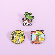 🎁 Gift for Christmas|New Unique Movie Series Peripheral Brooch Creative Cartoon Phase-changing Dog M