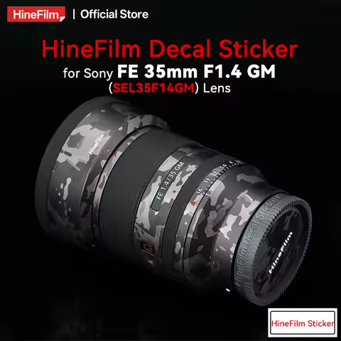 Hinefilm Skin for Sony FE 35mm f/1.4 GM Len Premium Decal Skin for SONY FE35 F1.4GM / 35GM 1.4 Lens 