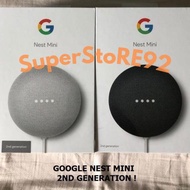 Google Nest Mini 2 / 2nd Generation Home Smart Speaker Original - White