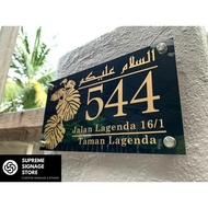 No Rumah Eksklusif/No Rumah/No Rumah Hipster/No Rumah Budget/House Number/House Plate Number