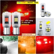 1 LED bulb 1156 BA15S 1157 Bay15d 3030 16SMD car brake lights, turn signals