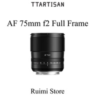 TTArtisan 75mm f2 Full Frame Auto Focus Lens for Sony E / Nikon Z /X/Mount Mirrorless Cameras
