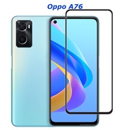 Tempered Glass OPPO A76 Full Cover Full Screen Protector Anti-Scratch