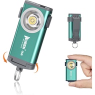 Rantai Kunci Lampu Suluh Mini WUBEN G2, Lampu Suluh Poket Boleh Dicas Semula 500 Lumen, 5 Mod Lampu 