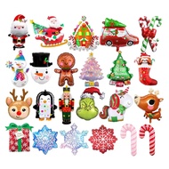 Agar.Shop 2025 Christmas 2FT/3FT Tree Hats Elk Foil Balloon Christmas Party Decoration