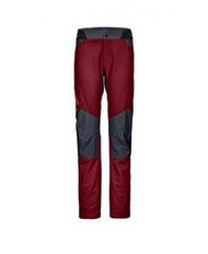 ORTOVOX PALA PANTS W 羊毛登山健行褲(女) Small - 紅灰色