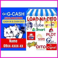 ☈ ✎ GCASH RATE QUALITY LAMINATED SIGNAGE