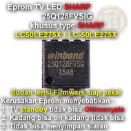 Ic Eprom Firmware TV SHARP LC50LE275X / LC-50LE275X