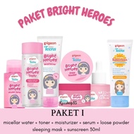 PIGEON TEENS Bright Heroes Brightening Package | Pigeon Teens Children's Skincare 1 Complete Package