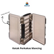 BSMMall Fishing Tackle Box Double Side 14 Grid Tackle Box