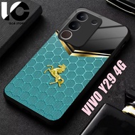 Casing hp VIVO Y29 4G Softcase VIVO Y29 4G Case Glossy Casing Shiny Glass Protector hp Phone Accesso