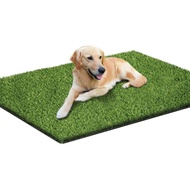Loytryal 39.4 x 31.5 Inches Fake Grass Pee for Dogs Artificial Grass Rug Turf for Puppy Potty Traini