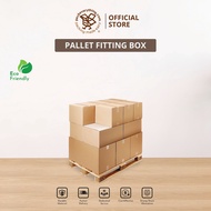 PACKEVERYTHING Pallet Fitting Box | Heavy Box | Shipping Moving House Box | Packaging Courier Box