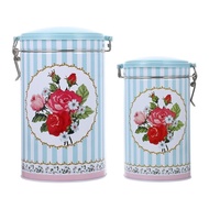 Coffee Airtight Container Storage Cubes Lid Cookie Containers Lids Tinplate Box Metal Bean Tins Tea 