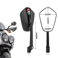 กระจกมองหลังปรับแต่งสำหรับ UHR150 NMAX155 XMAX PCX160 ADV150 จักรยานยนต์แบบมีที่นั่งแบบพับได้ กระจกม