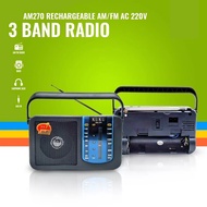 ♞goodlight Electric Radio Speaker FM/AM/SW 4band radio AC power and Battery Power 150W Extrabass So