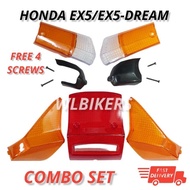 HONDA EX5/EX5-DREAM FRONT SIGNAL COVER REAR TAIL LAMP COVER (ORANGE) -HOT ITEM-