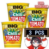 日本NISSIN Cup Noodle 合味道 BIG Chili Tomato 三重芝士辣番茄味 杯麵 3杯（9679）  (平行進口)(新舊包裝隨機發貨)