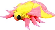 POPOTATO Large Rosy Maple Moth Plush - 11'' Realistic Moth Stuffed Animal - Plushy and Squishy Big Wings Moth Toy - Cute Red Maple Moth Plushie Toys Gift for Boys and Girls