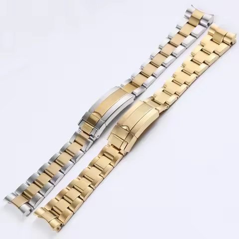 20mm 21mm for Rolex Daytona Oyster Perpetual Submariner Seiko NH35 Watch Strap wrist bracelet solid 
