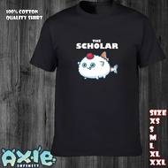 ◫ ☃ ◷ AXIE INFINITY The Scholar Cute White Axie Shirt Trending Design Excellent Quality T-Shirt (AX