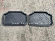 ยางปูพื้นรถยนต์ด้านหลัง สำหรับ รถตอนเดียวและกระบะแคป ขนาด 38x61cm ( เซต 1 คู่ )