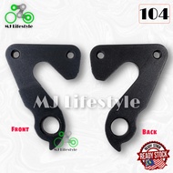 🔥(104) ALCOTT Dino SAVA Knight Bicycle Frame RD Rear Derailleur Hanger Alloy Mech Gear Drop Out Basikal Bracket