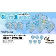 COSMO DARTS Fit Flight / Fit Flight[AIR] x Printed Series Shark Dreams Standard Blue (Darts Flight)