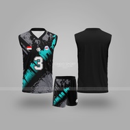 BERTO Volleyball shirt set, sports shirt, volleyball jersey printing