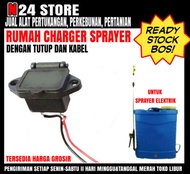 socket casan sprayer elektrik rumah charger aki sprayer elektrik