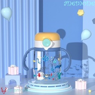 ANEMONE Kids Clear Tumbler, with Straw Large Capacity Children Suction Cup, Toddler Drinking Cup BPA