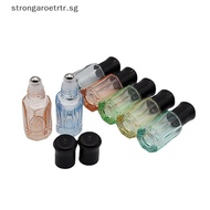 Strongaroetrtr 3ml  Refillable Bottles Cosmetics  Roller Ball Vacuum Bottle Travel Portable Empty Glass Bottle SG