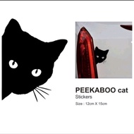 PEEKABOO CAT STICKER CAT STICKER SIZE 15CM