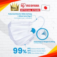 IRIS OHYAMA Disposable Adult Mask Earloop Type Anti Dust Bacterial Particle Viral 3 Ply - White (30 Pcs/Box)